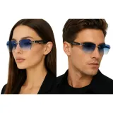 Солнцезащитные очки Polar Gold 6000 48/Q безободковые — фото 5