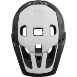 Шлем велосипедный Lazer Jackal KinetiCore, белый матовый чёрный — фото 4
