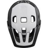 Шлем велосипедный Lazer Jackal KinetiCore, белый матовый чёрный — фото 5