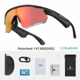 Очки спортивные ROCKBROS SP251 Bluetooth с красными поляризационными линзами — фото 7