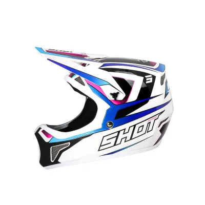 Шлем велосипедный полнолицевой Shot Race Gear Level, 59-60, Белый