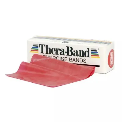 Лента-эспандер Thera-Band красная, 1,5 м, среднее сопротивление