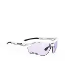 Спортивные очки Rudy Project Propulse Padel White Gloss с фотохромными линзами ImpactX Photochromic 2 Purple — фото 1