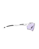 Спортивные очки Rudy Project Propulse Padel White Gloss с фотохромными линзами ImpactX Photochromic 2 Purple — фото 3