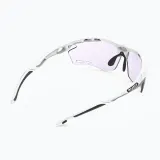 Спортивные очки Rudy Project Propulse Padel White Gloss с фотохромными линзами ImpactX Photochromic 2 Purple — фото 5