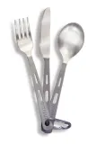 Набор туристических приборов Optimus Titanium 3-Piece Cutlery Set — фото 1