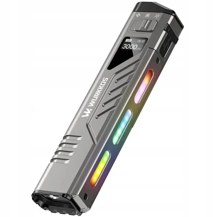 Туристический фонарь Wurkkos TD11 OLED, 3000 лм