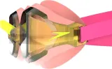Стартовые очки для плавания Speedo Fastskin Speedsocket 2 Mirror, Один размер, Розовый — фото 3