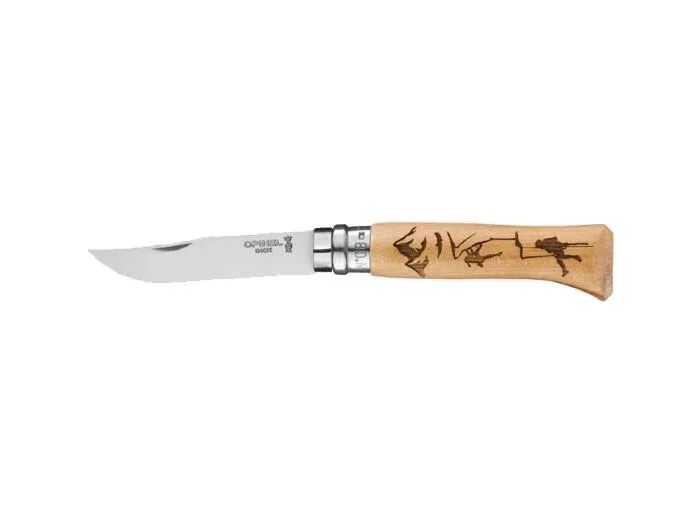 Нож складной Opinel Engraved Sport Climbing No. 08