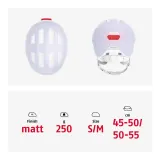 Детский велосипедный шлем ABUS Smiley 3.0 Ace LED, фиолетовый — фото 5