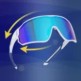 Очки спортивные ROCKBROS TR90 поляризационные с зеркальным покрытием UV400 — фото 3