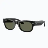 Солнцезащитные очки Ray-Ban Mega Wayfarer II черно-зеленые — фото 4