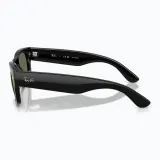 Солнцезащитные очки Ray-Ban Mega Wayfarer II черно-зеленые — фото 6