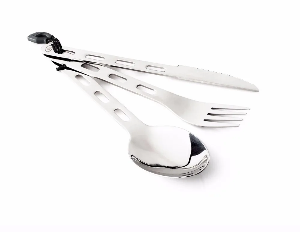 Gsi Outdoors Столовые приборы Gsi Glacier Stainless 3 Pc Ring Cutlery