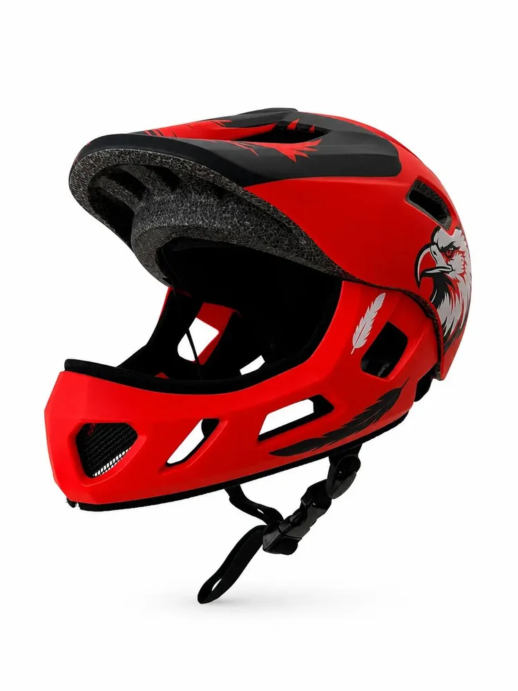 Шлем велосипедный AVO BTM-F1 FullFace XS 48-53 см оранжевый