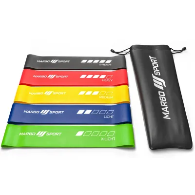 Ленты-эспандеры Marbo Sport, 5 шт