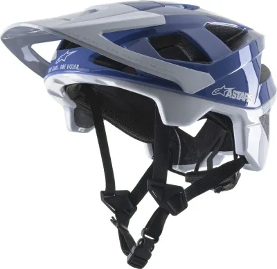 Велосипедный шлем Alpinestars Vector Pro A1 сине-серый
