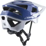 Велосипедный шлем Alpinestars Vector Pro A1 сине-серый — фото 2