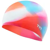 Шапочка для плавания детская силиконовая TYR Tie Dye — фото 1