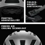 Городской велосипедный шлем ABUS Pedelec 2.0, серый — фото 4