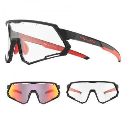 Очки велосипедные ROCKBROS SP246 с двумя сменными линзами UV400