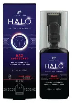 Смазка для велосипедной цепи Finish Line Halo Wax Smart Luber 120 мл чёрная