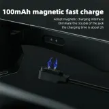 Очки солнцезащитные спортивные ROCKBROS SP251 Bluetooth с серыми поляризационными линзами — фото 4