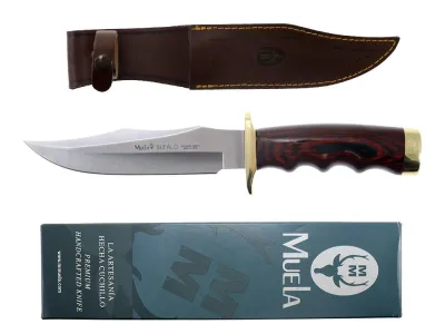 Нож охотничий Muela Bufalo-17R Red Pakka Wood