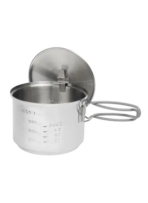 Набор для приготовления пищи Esbit Cookset с горелкой на спирту 1500 мл, сталь