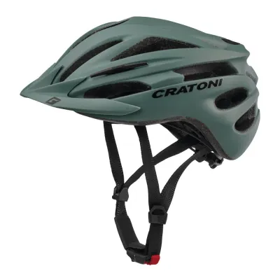Шлем велосипедный Cratoni Pacer, зелёный матовый