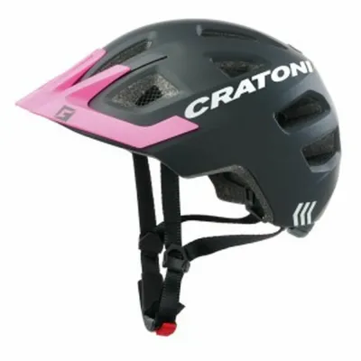 Шлем велосипедный детский Cratoni Maxster Pro, 46 - 51 cm, Чёрный