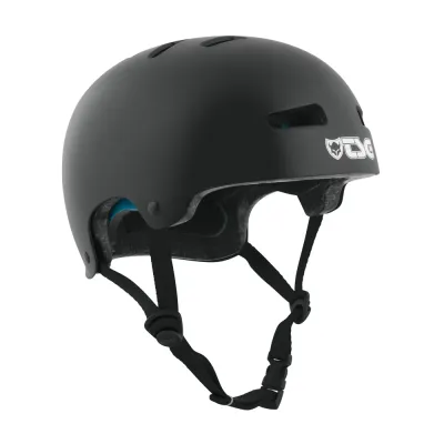 Шлем TSG Evolution Solid Color Youth, чёрный сатиновый