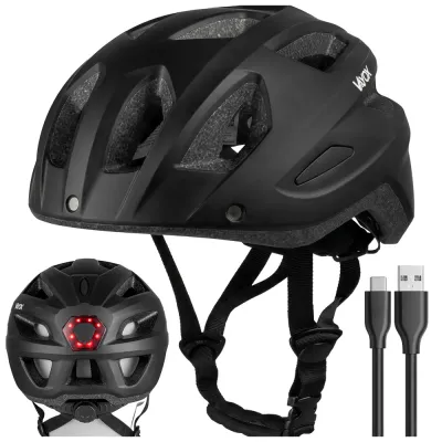 Шлем велосипедный Vayox Active VA0424 со встроенным фонарём LED