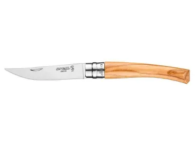 Складной нож Opinel Slim Olive Mirror Blade No.08