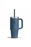 Термокружка Hydro Flask Travel Tumbler Clear Lid Harbor 710 мл — фото 1
