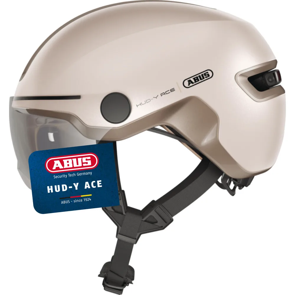 Шлем велосипедный Abus Hud-Y Ace бежевый
