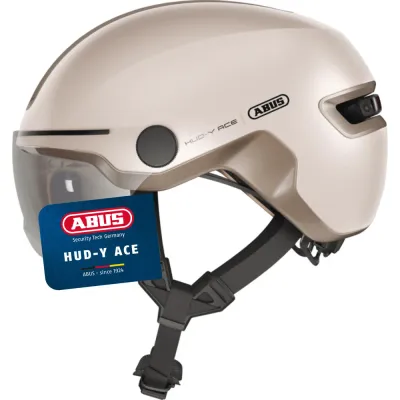 Шлем велосипедный Abus Hud-Y Ace бежевый