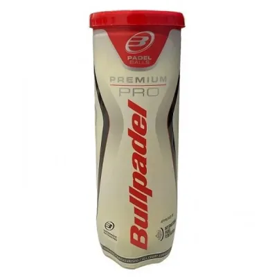 Мячи для падел-тенниса BullPadel Premium Pro, туба 3 штуки