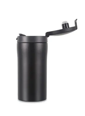 Термокружка Lifeventure Flip-Top Thermal Mug, матовая чёрная