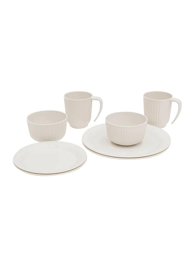 Туристический набор посуды Outwell Delish на 2 персоны — sandstone