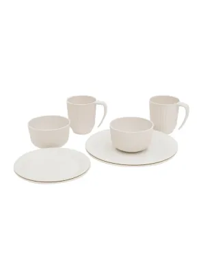 Туристический набор посуды Outwell Delish на 2 персоны — sandstone