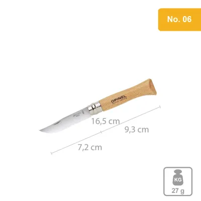 Opinel Складной нож-перочинный с клинком из углеродистой стали No.6