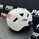 Pro Sport Lights Шлем велосипедный Speed Pedelec белый, с визором и светодиодной подсветкой — фото 6