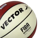 Мяч баскетбольный Vector X HG 200 FIBA резиновый, размер 7 — фото 5