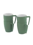Набор кружек туристических Outwell Gala 4 Person Mug Set, Зелёный — фото 3