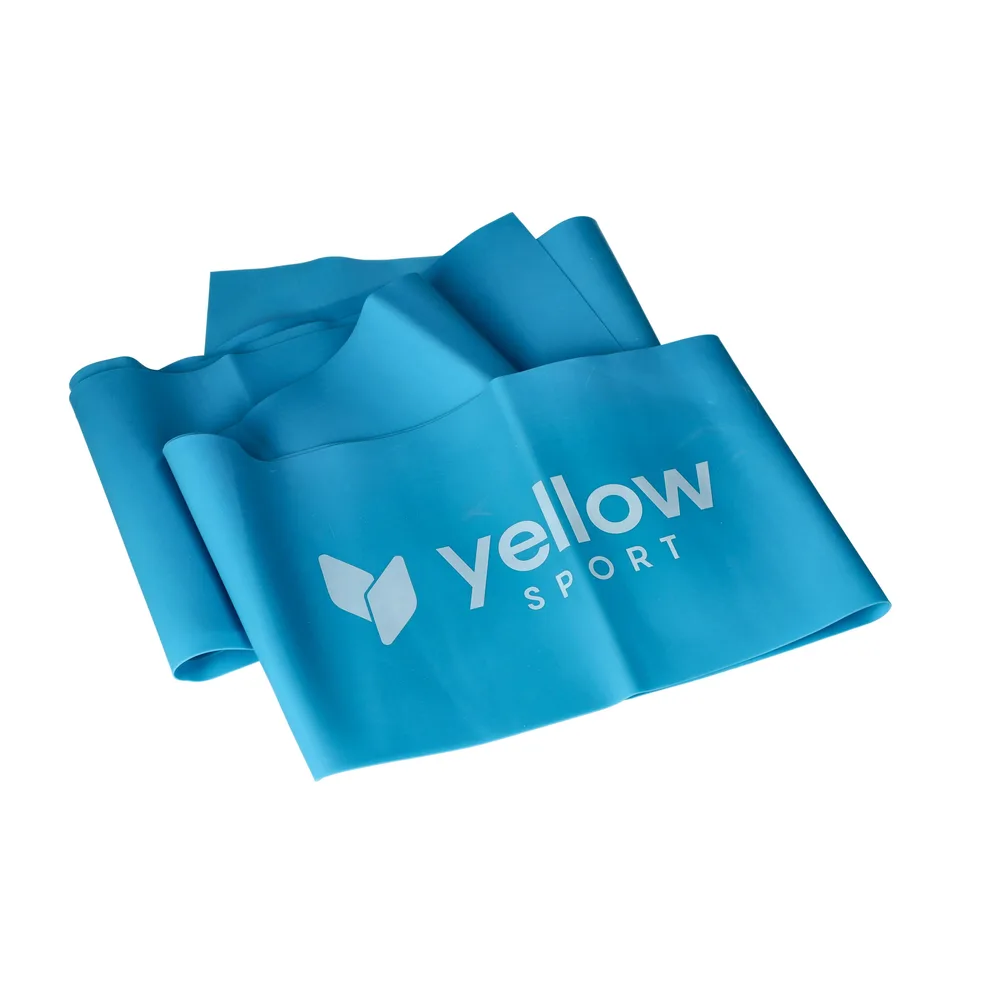 Yellow Sport Лента для упражнений yellowFLAT band синяя, сопротивление 9-11 кг