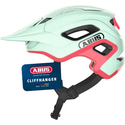 Велосипедный шлем Abus CliffHanger для горного велосипеда, 54-58 cm, Мятный синий