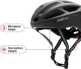 Велосипедный шлем Sena R1 с Bluetooth и интеркомом — фото 2