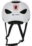 Городской велосипедный шлем Crazy Safety Aero с USB-фонарём, белый, размер L — фото 5