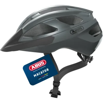 Шоссейный велосипедный шлем Abus Macator, серый